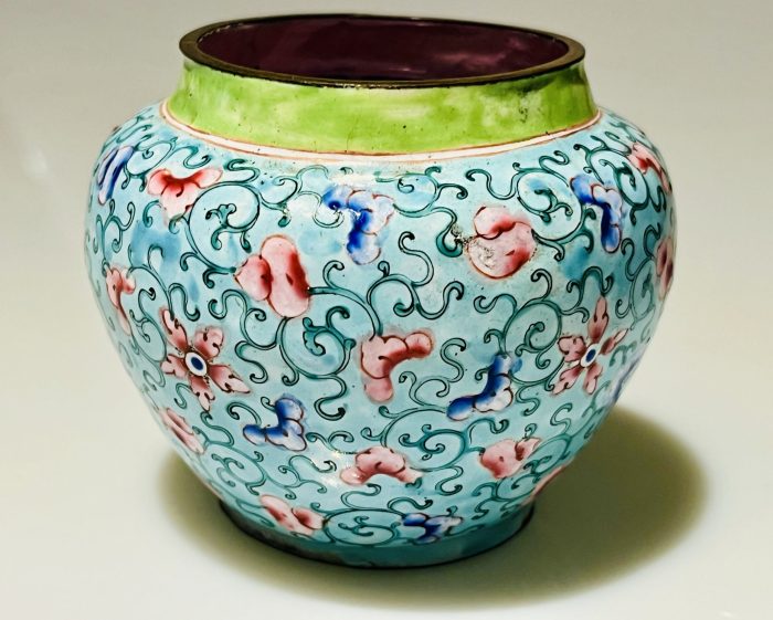 Pequeno vaso Cloisonné de vitrine - Image 3