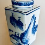 Frasco de Chá em porcelana Chinesa, Dinastia Qing