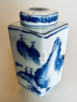 Frasco de Chá em porcelana Chinesa, Dinastia Qing