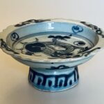 Copo com pé, decorado com Dragão, Dinastia Qing