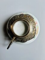 Tigela porcelana Chinesa com pires e suporte de prata - Image 10