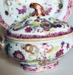 Terrina com travessa "Pseudo Folha de Tabaco", Qianlong (1736-1795) - Image 2