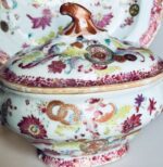 Terrina com travessa "Pseudo Folha de Tabaco", Qianlong (1736-1795) - Image 5