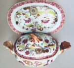 Terrina com travessa "Pseudo Folha de Tabaco", Qianlong (1736-1795) - Image 3