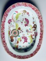 Terrina com travessa "Pseudo Folha de Tabaco", Qianlong (1736-1795) - Image 6