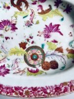 Terrina com travessa "Pseudo Folha de Tabaco", Qianlong (1736-1795) - Image 13