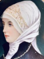 Pintura de Jovem em placa de porcelana - Image 2