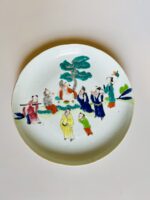 Prato em porcelana Chinesa, Guangxu 1875-1908