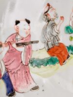 Prato em porcelana Chinesa, Guangxu 1875-1908 - Image 7