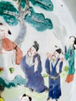 Prato em porcelana Chinesa, Guangxu 1875-1908 - Image 5