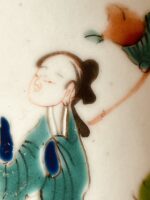 Prato em porcelana Chinesa, Guangxu 1875-1908 - Image 3