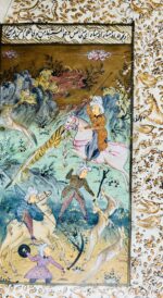 Pintura "miniatura e caligrafia persa", Séc., XIX - Image 4