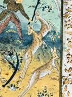 Pintura "miniatura e caligrafia persa", Séc., XIX - Image 7