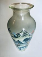 Jarra em vidro com técnica pintura interior, China Período Republica
