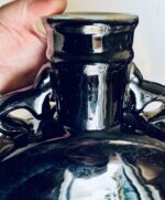 Grande Vaso "Lunar" em porcelana chinesa "família negra", 50 cm altura - Image 5