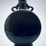 Grande Vaso "Lunar" em porcelana chinesa "família negra", 50 cm altura