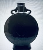 Grande Vaso "Lunar" em porcelana chinesa "família negra", 50 cm altura