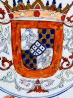 Prato de grandes dimensões,  Sampaio Melo e Castro, Vice-Rei da Índia - Image 4