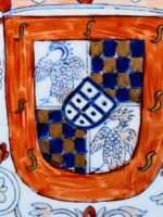 Prato de grandes dimensões,  Sampaio Melo e Castro, Vice-Rei da Índia - Image 3