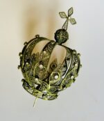 Grande Coroa de arte sacra em filigrana Portuguesa