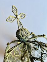 Grande Coroa de arte sacra em filigrana Portuguesa - Image 8