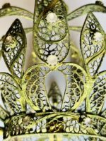 Grande Coroa de arte sacra em filigrana Portuguesa - Image 3