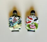 Dois Frascos "Chinese Snuff Bottle", Séc, XX
