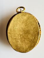 Relicário do cabelo do Papa Pio IX) - interior marcado Séc. XIX - Image 7