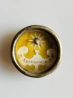 RARO RELICÁRIO ANTIGO DE TECA com EX-OSSIBUS (RELÍQUIA) de SANTA APOLÔNIA