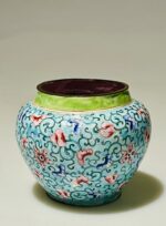 Pequeno vaso Cloisonné de vitrine - Image 4