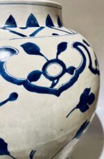 Grande Jarrão em Porcelana Chinesa Azul e Branco - Image 7