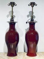 Par de Grandes Jarrões /Candeeiros Porcelana Chinesa - Image 3