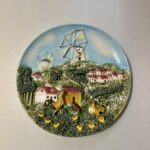 Grande Prato Faiança Caldas da Rainha - Galinhas